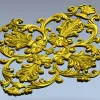 Барочный картуш - 3D модель STL розетки для ЧПУ