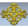 Барочный картуш - 3D модель STL розетки для ЧПУ