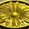 Round Floral Rosette STL 3D Model for CNC Router