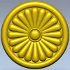 Розетка "Солнечный цветок" - 3D модель STL для ЧПУ