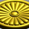 Розетка "Солнечный цветок" - 3D модель STL для ЧПУ