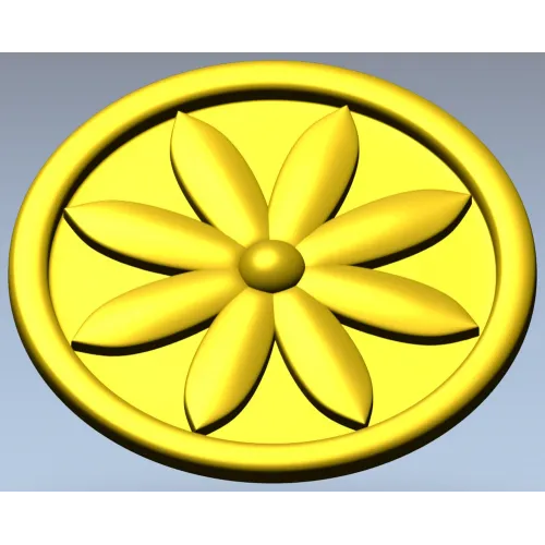 Aurelian Rosette - STL 3D model for CNC