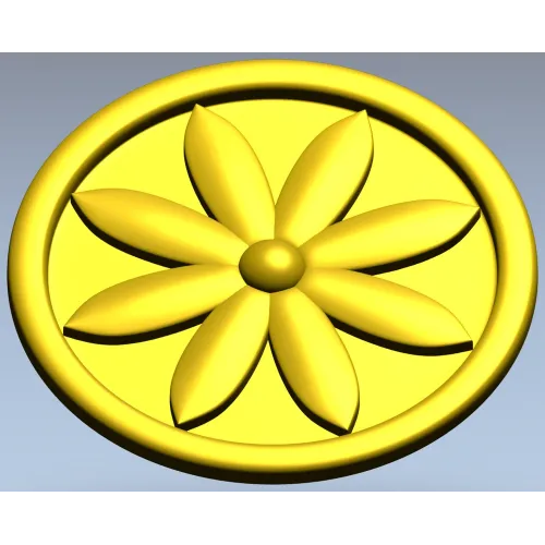 Aurelian Rosette - STL 3D model for CNC