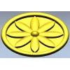 Aurelian Rosette - STL 3D model for CNC