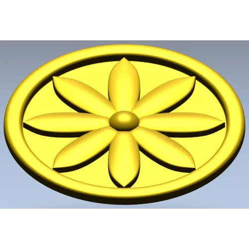 Aurelian Rosette - STL 3D model for CNC