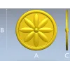 Aurelian Rosette - STL 3D model for CNC