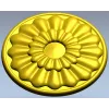 Розетка цветочная для ЧПУ - stl модель для фрезеровки