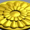 Розетка цветочная для ЧПУ - stl модель для фрезеровки