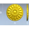 Розетка цветочная для ЧПУ - stl модель для фрезеровки