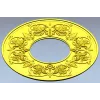 Классическая круглая розетка с акантовым орнаментом - STL для ЧПУ