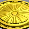 Classic Sunburst Rosette STL for CNC