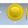 Regal Fleur Rosette - STL 3D model for CNC carving
