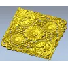 Diamond Baroque Rosette - STL 3D model for CNC routing