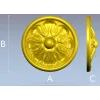 Розетка "Солнечный цветок" - 3D модель STL для ЧПУ
