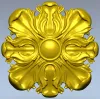 Florentine Acanthus Rosette STL for CNC carving