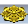 Розетка "Златоцвет" - stl модель для ЧПУ, декоративная накладка