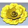 Floral Rosette STL for CNC - High Relief Decorative Medallion