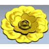 Floral Rosette STL for CNC - High Relief Decorative Medallion