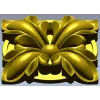 High-Relief Floral Rosette STL for CNC