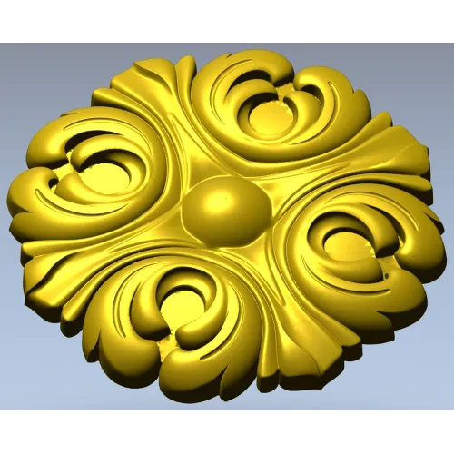 Розетка "Флорентийская" - 3D модель STL для ЧПУ