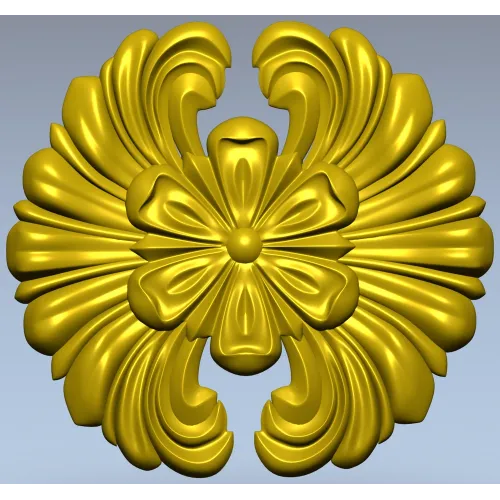 Розетка-флора - 3D модель в формате STL для ЧПУ