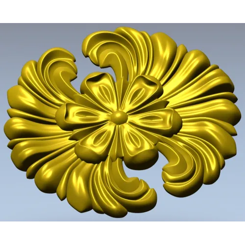 Розетка-флора - 3D модель в формате STL для ЧПУ