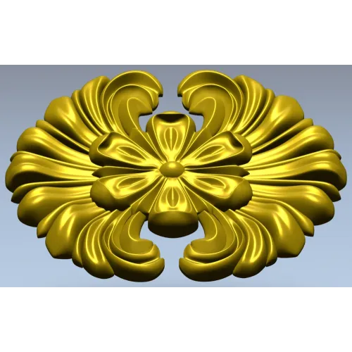 Розетка-флора - 3D модель в формате STL для ЧПУ