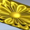 Розетка "Солнечная ромашка" - 3D модель STL для ЧПУ