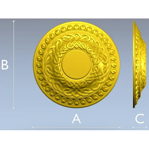Celtic Knot Rosette STL
