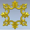 Розетка барокко для фрезерной обработки - stl модель
