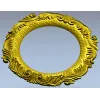Классическая круглая розетка с акантовыми завитками - 3D модель STL для ЧПУ