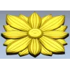 Layered Floral Rosette STL - decorative 3D model for CNC