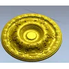 Imperial Acanthus Rosette - STL 3D model for CNC milling
