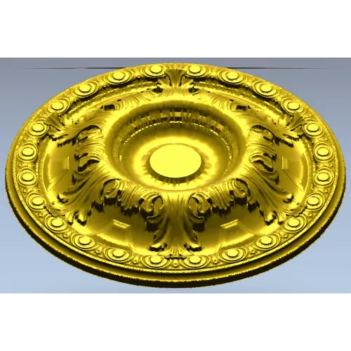 Imperial Acanthus Rosette - STL 3D model for CNC milling