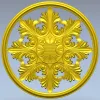Классическая круглая розетка - 3D модель STL для ЧПУ