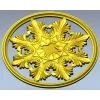 Классическая круглая розетка - 3D модель STL для ЧПУ