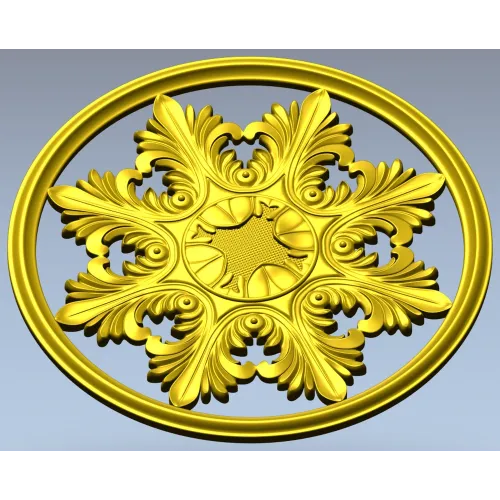 Классическая круглая розетка - 3D модель STL для ЧПУ