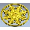 Классическая круглая розетка - 3D модель STL для ЧПУ