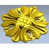 Florentine acanthus rosette - STL 3D model for CNC