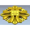 Florentine acanthus rosette - STL 3D model for CNC