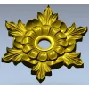 Розетка потолочная - декоративный орнамент в стиле цветка (STL для ЧПУ)