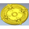 Sunburst Baroque Rosette - STL 3D model for CNC