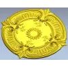 Sunburst Baroque Rosette - STL 3D model for CNC