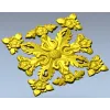 Розетка флоральная - stl модель для ЧПУ