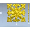 Розетка флоральная - stl модель для ЧПУ