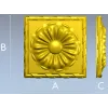 Розетка "Солнечная рама" - stl модель для ЧПУ