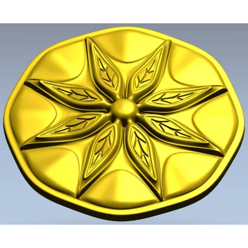 Octagonal Eight-Point Rosette STL for CNC