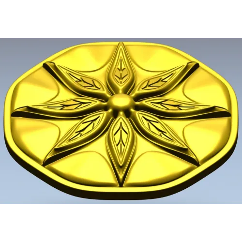 Octagonal Eight-Point Rosette STL for CNC