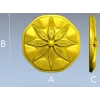 Octagonal Eight-Point Rosette STL for CNC