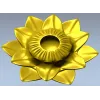 Златоцвет - 3D модель розетки в формате STL для ЧПУ